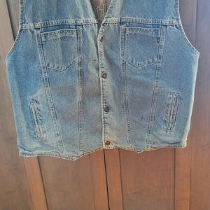 Levis Strauss & Co. Blue Jean reversible vest.